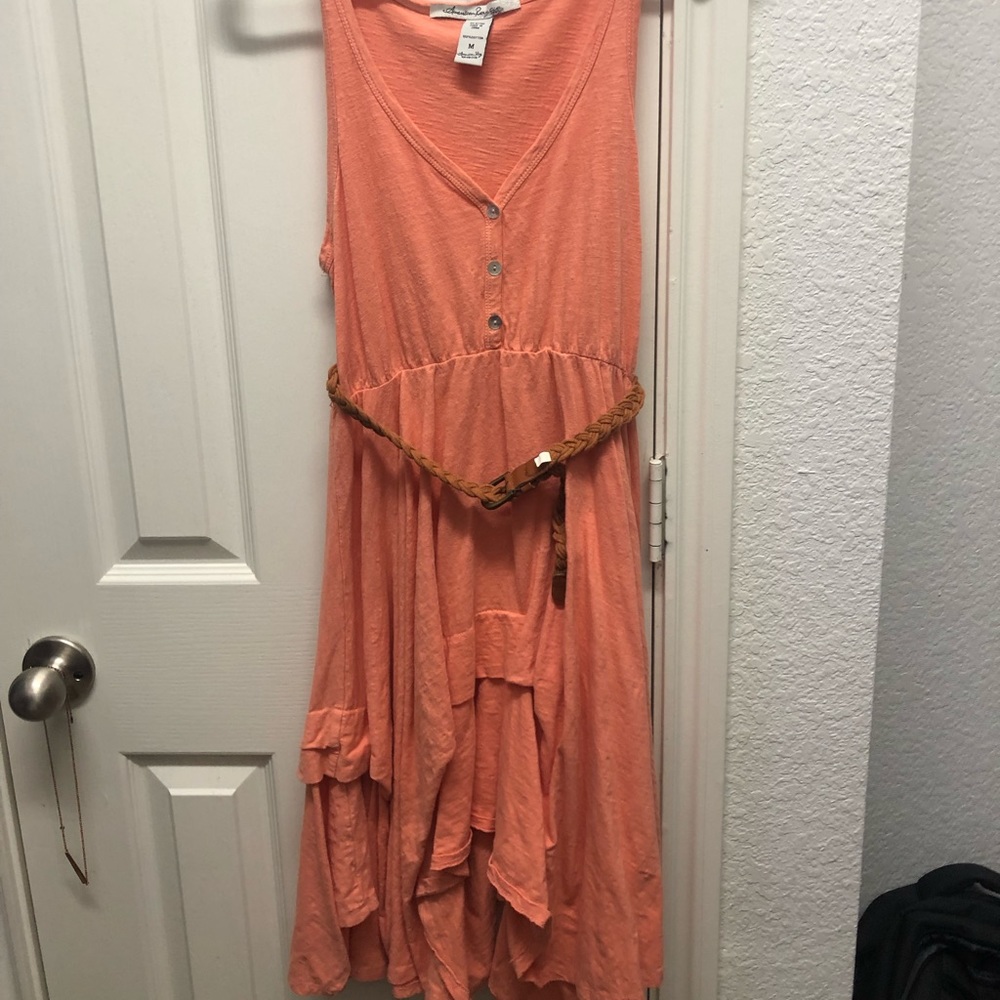 Red/Orange flowing dress